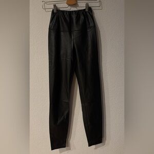 Wilfred Free Black Leather Leggings XXS